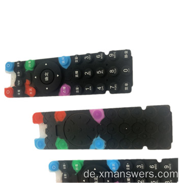 Benutzerdefinierte Gummitastatur elektronische Push-Silikon-Gummi-Tasten